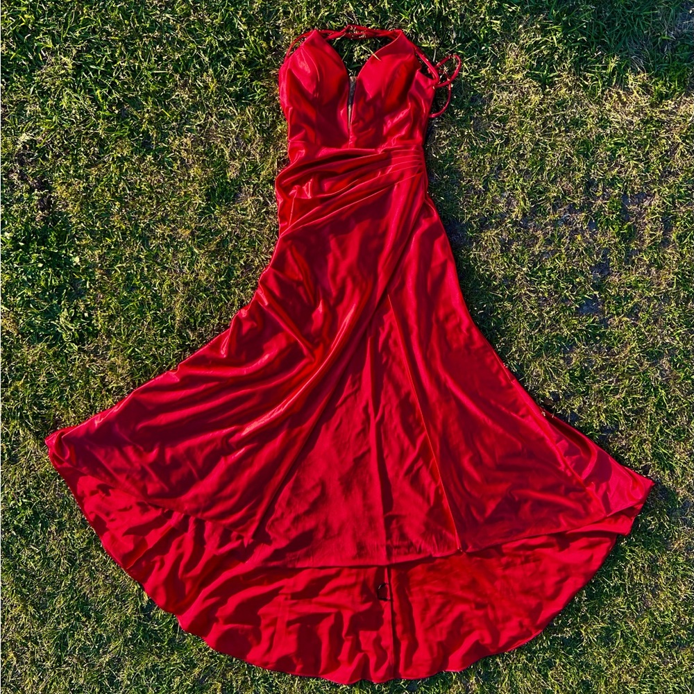 Elegant Red Prom Dress – Size 12 | Formal Gown
